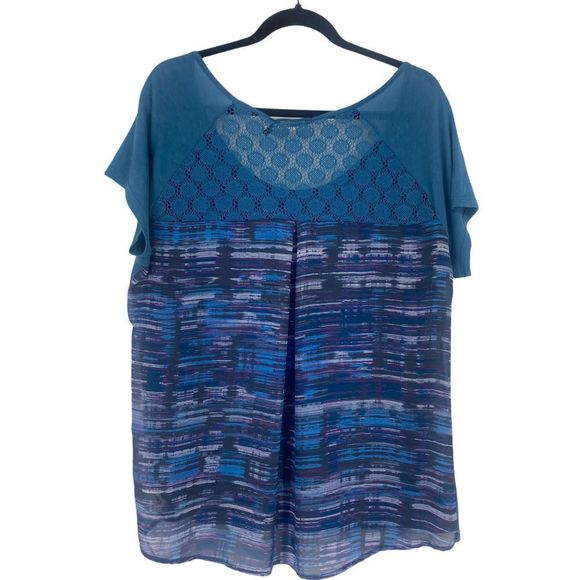 prAna Women's Dina Top in Blue Ash Size XL NWT - Picture 6 of 12